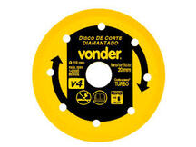DISCO DE CORTE DIAMANTADO CERÂMICA 110MM V4 VONDER