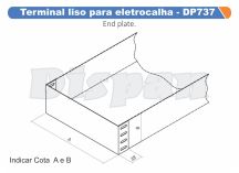 TERMINAL LISO PARA ELETROCALHA 556 X 95 - DP737 DISPAN